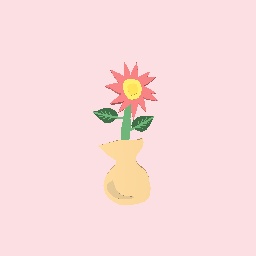 flower in vase