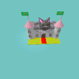 Cat in castle