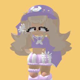 Purple cheerleader