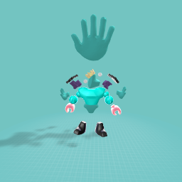 Abstract hand guy