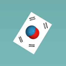 The south korean flag