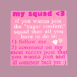 sugar confetti squad