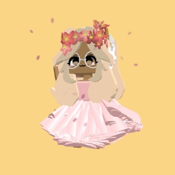 The cute girl : just ingore it im just trash at makers empires