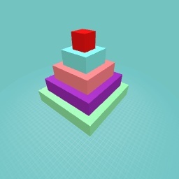 Rainbow pyramid