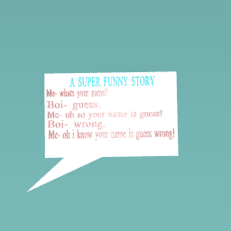 A super funny story