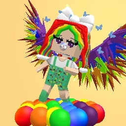 Rainbow girl