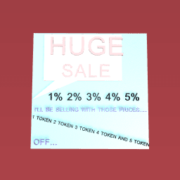 HUGE SALE