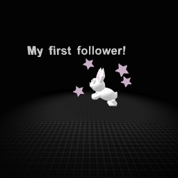 My first follower