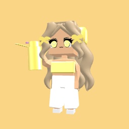 Chic yellow summer girl