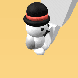 Seal Plushie wearing a top hat