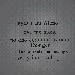 leve me alone