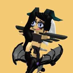 Falling helpless little dragon girl.