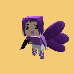 purple peep w/ iphone