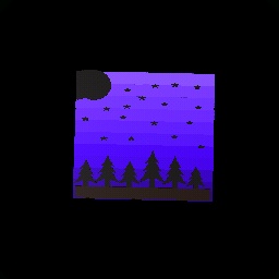 Purple Forest Pattern