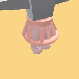 Pink ruffled skirt with pink shoes