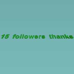 I want to thank everyone who has followed me