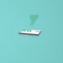 Distorted pacman ghost