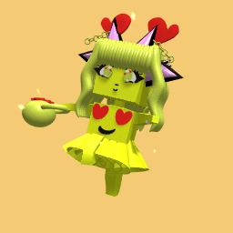 My version of the heart I emoji girl