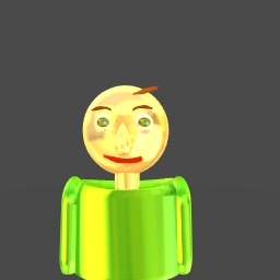 very, very, unessesarily shiny baldi