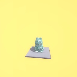 The squarl trapet in a dark cave