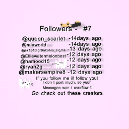 Followers - 7