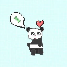 {Cute Panda ♡}《Thinking about BAMBOO 》♡