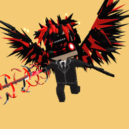 Red and Black Cool Guy