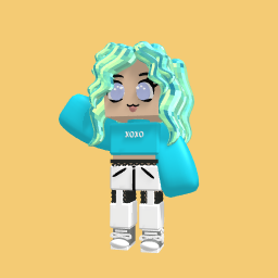 Cyan outfit