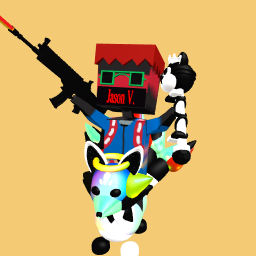 angel with boy with pet 2 pets