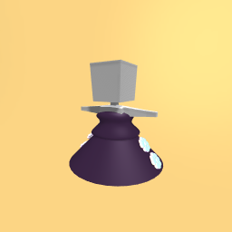 Giant Purple Gown + Flowers