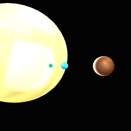 Made up solar system