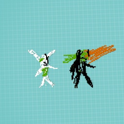 Poorly drawn nuru and bitterlucky