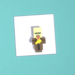 Villager holding a carret