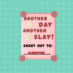 Shout out to Alexa1456!!"