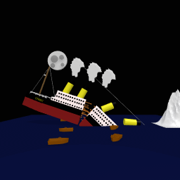 Titanic breaking apart!