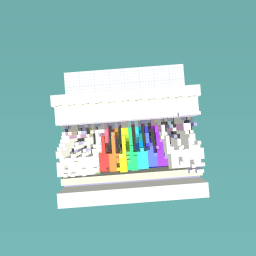 Rainbow piano