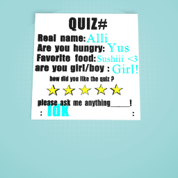 Quiz hehe