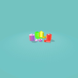 Candies, napkins, drinks