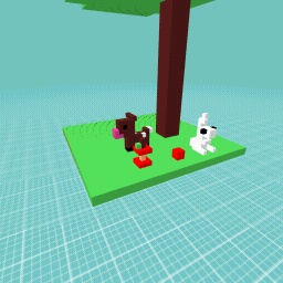 The deer and rabit's picnic