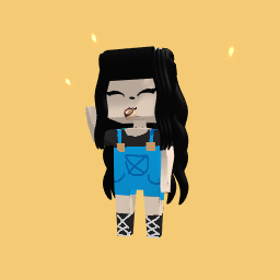 Me(Alice) in overalls