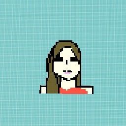 I did a pixelated girl