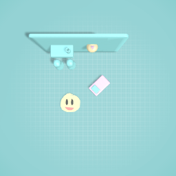 Pastel sleepover room