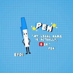 DAILY FREE SPREE (August 2nd) Pen BFDI Drawing