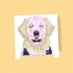 my dog pixel art