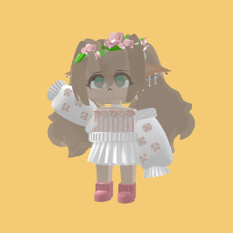 Preppy Flower Girl