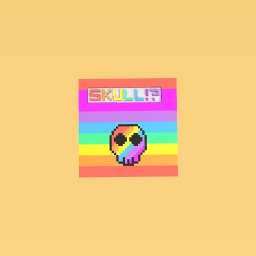 Rainbow skull!