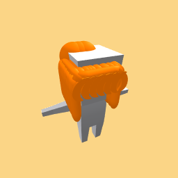 Orange classy hair
