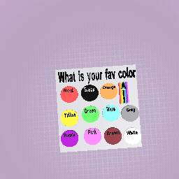 what is ur fav color