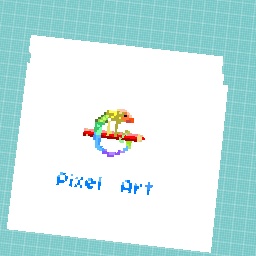 Pixel art logo
