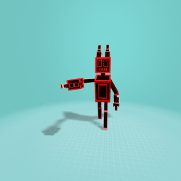 Data cartoon cat (posed)